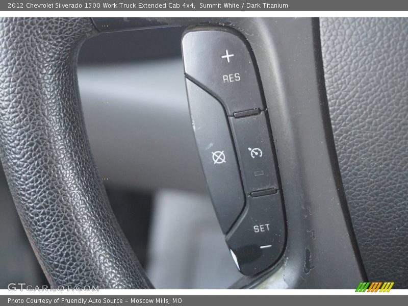 Summit White / Dark Titanium 2012 Chevrolet Silverado 1500 Work Truck Extended Cab 4x4