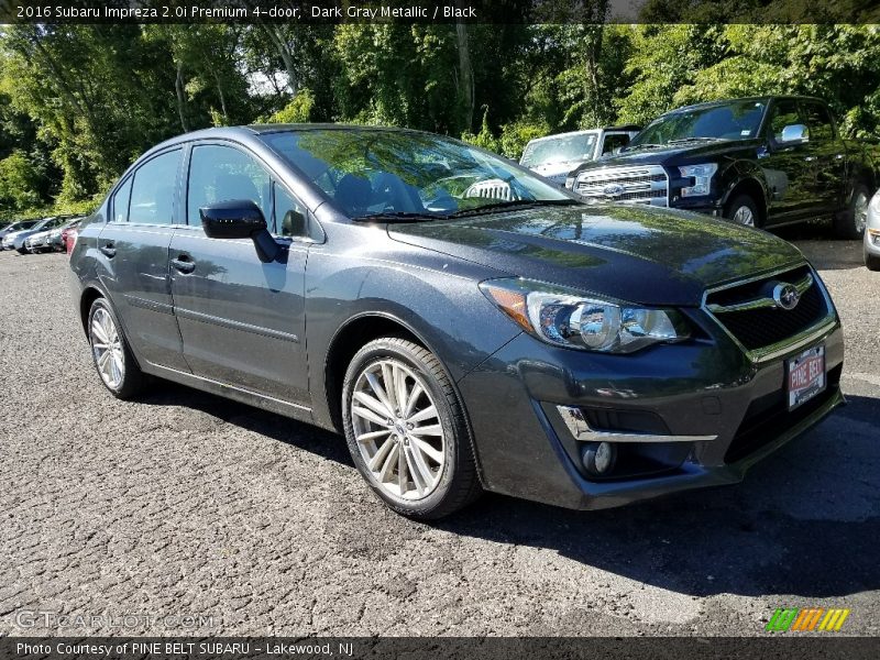 Dark Gray Metallic / Black 2016 Subaru Impreza 2.0i Premium 4-door