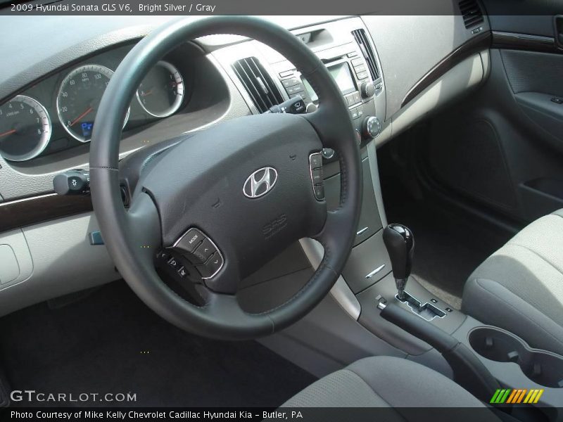 Bright Silver / Gray 2009 Hyundai Sonata GLS V6