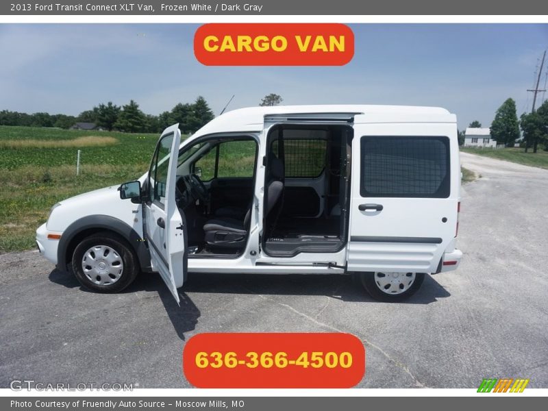 Frozen White / Dark Gray 2013 Ford Transit Connect XLT Van