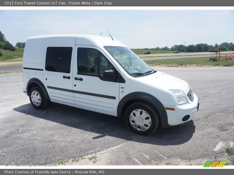 Frozen White / Dark Gray 2013 Ford Transit Connect XLT Van