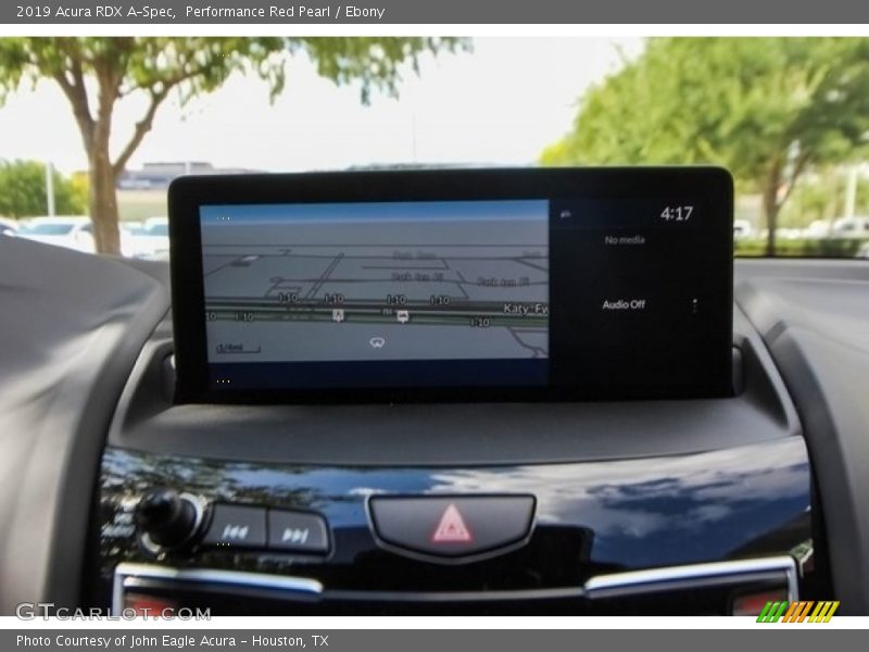 Navigation of 2019 RDX A-Spec