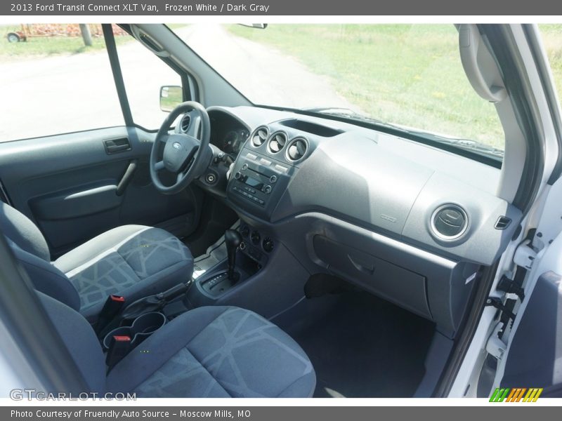 Frozen White / Dark Gray 2013 Ford Transit Connect XLT Van