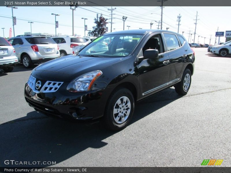 Super Black / Black 2015 Nissan Rogue Select S