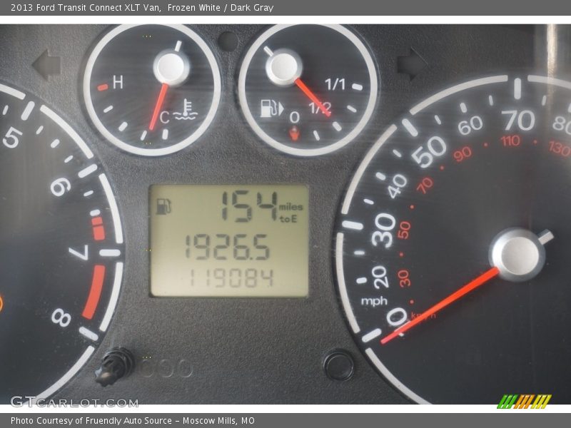 Frozen White / Dark Gray 2013 Ford Transit Connect XLT Van