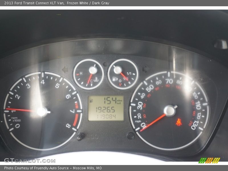 Frozen White / Dark Gray 2013 Ford Transit Connect XLT Van