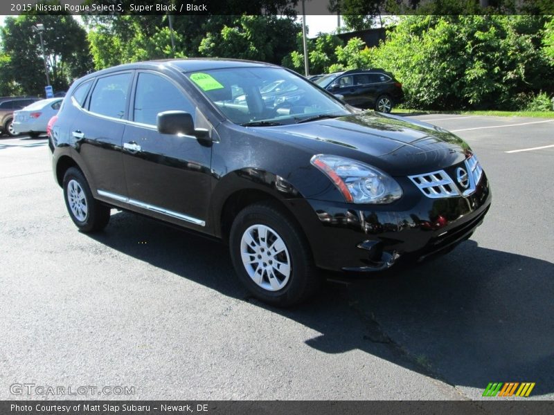 Super Black / Black 2015 Nissan Rogue Select S
