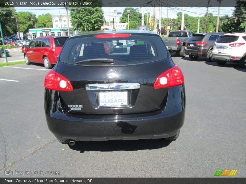Super Black / Black 2015 Nissan Rogue Select S