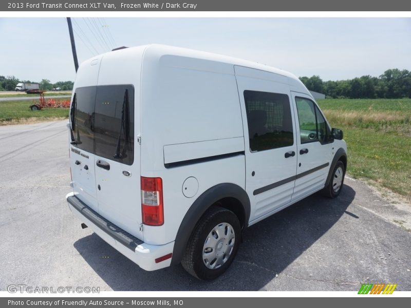 Frozen White / Dark Gray 2013 Ford Transit Connect XLT Van