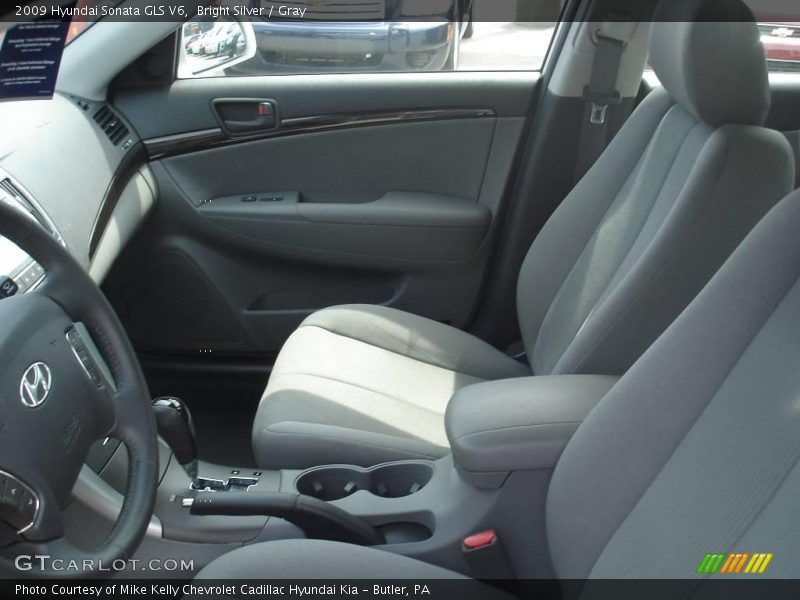 Bright Silver / Gray 2009 Hyundai Sonata GLS V6