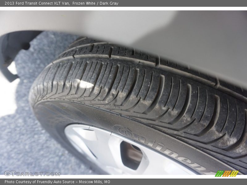 Frozen White / Dark Gray 2013 Ford Transit Connect XLT Van