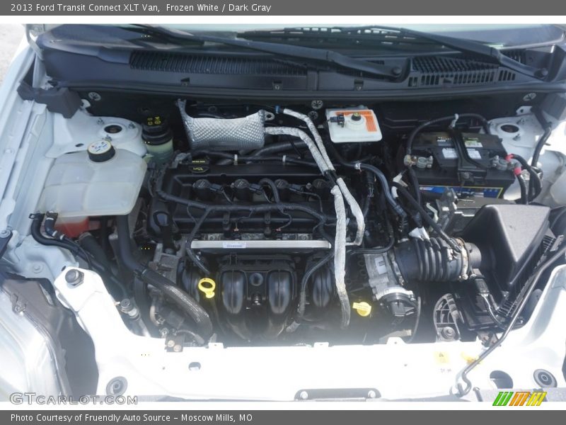Frozen White / Dark Gray 2013 Ford Transit Connect XLT Van