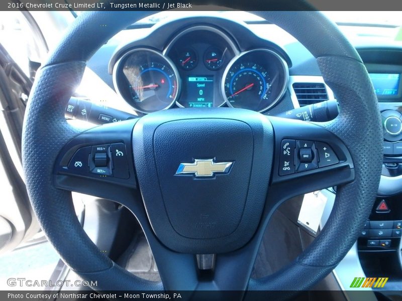 Tungsten Metallic / Jet Black 2016 Chevrolet Cruze Limited LT