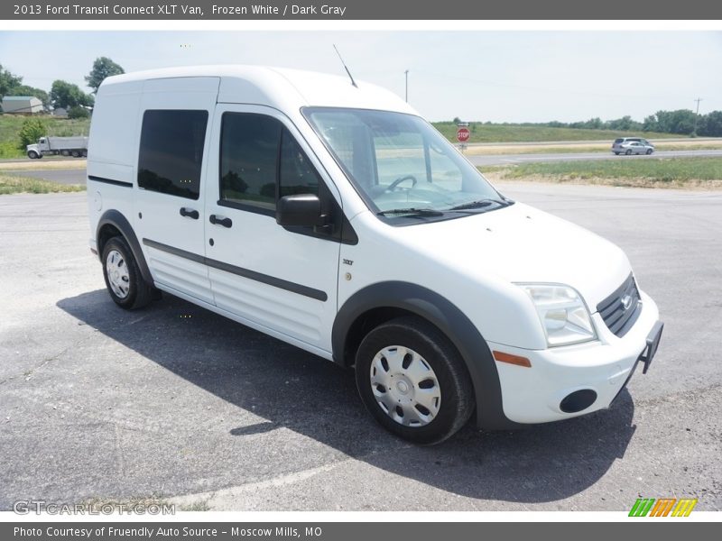 Frozen White / Dark Gray 2013 Ford Transit Connect XLT Van