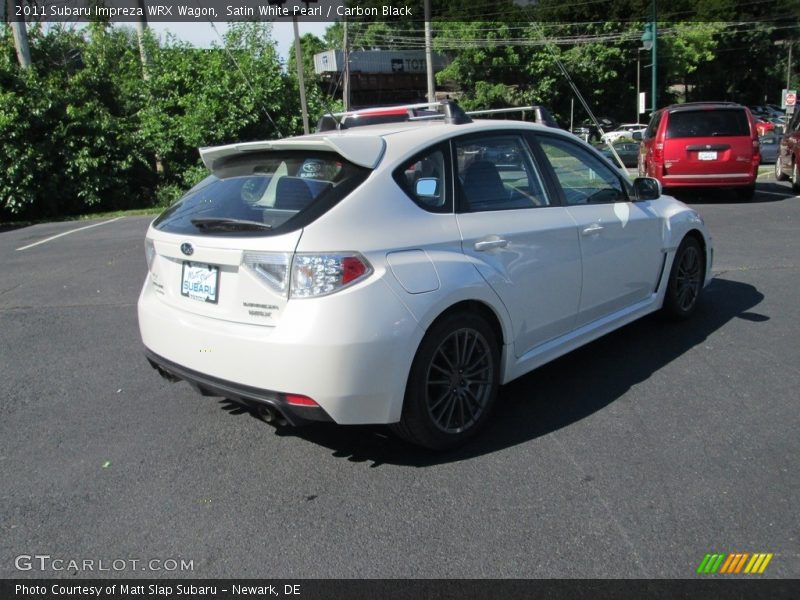 Satin White Pearl / Carbon Black 2011 Subaru Impreza WRX Wagon