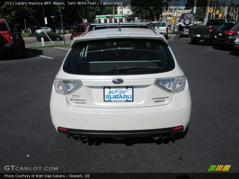 Satin White Pearl / Carbon Black 2011 Subaru Impreza WRX Wagon