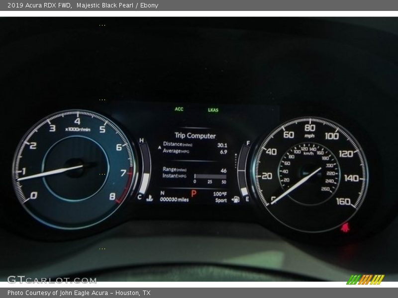 Majestic Black Pearl / Ebony 2019 Acura RDX FWD