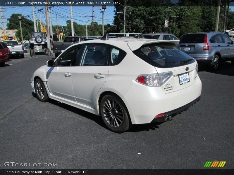 Satin White Pearl / Carbon Black 2011 Subaru Impreza WRX Wagon