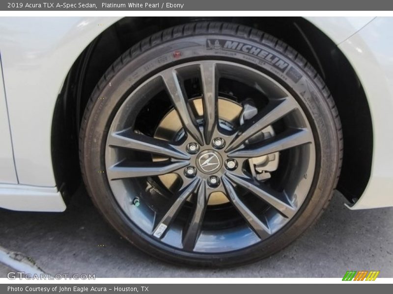 Platinum White Pearl / Ebony 2019 Acura TLX A-Spec Sedan