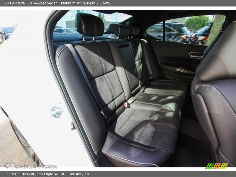 Platinum White Pearl / Ebony 2019 Acura TLX A-Spec Sedan