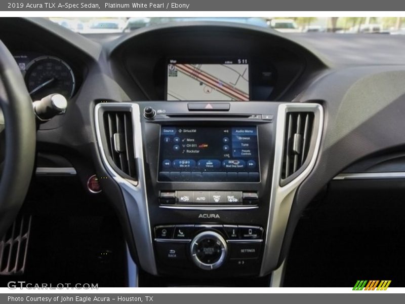 Platinum White Pearl / Ebony 2019 Acura TLX A-Spec Sedan