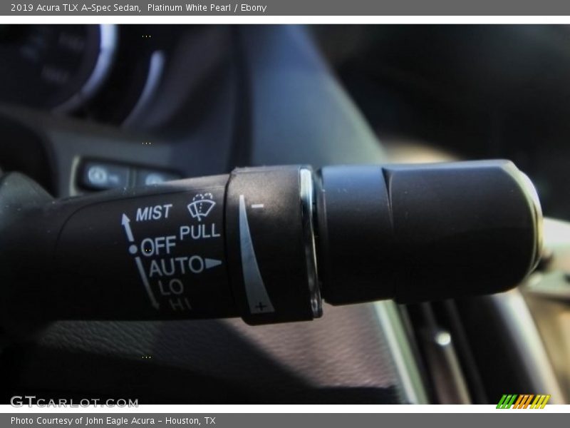 Platinum White Pearl / Ebony 2019 Acura TLX A-Spec Sedan