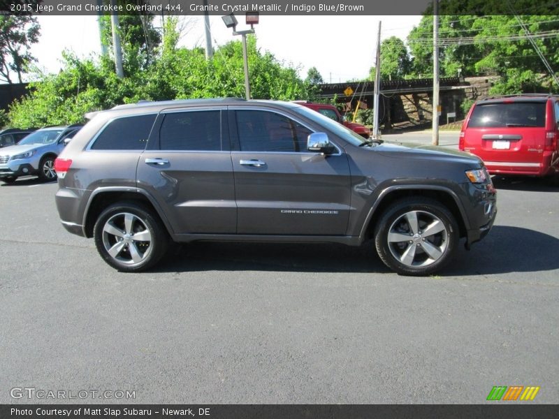 Granite Crystal Metallic / Indigo Blue/Brown 2015 Jeep Grand Cherokee Overland 4x4