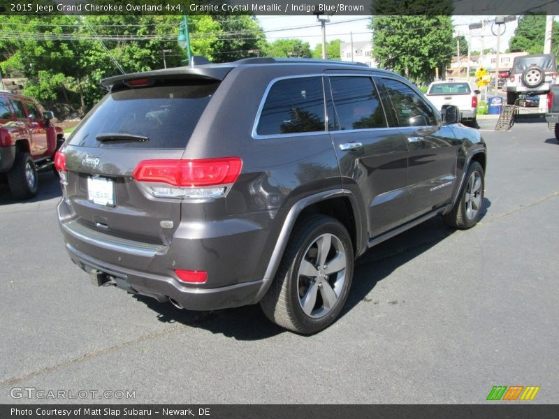 Granite Crystal Metallic / Indigo Blue/Brown 2015 Jeep Grand Cherokee Overland 4x4