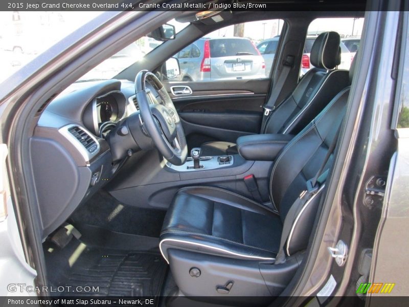 Granite Crystal Metallic / Indigo Blue/Brown 2015 Jeep Grand Cherokee Overland 4x4