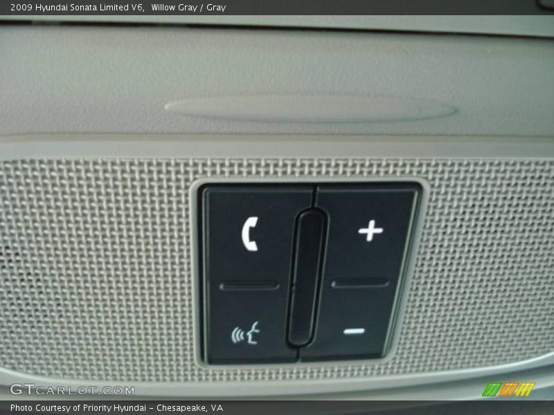 Willow Gray / Gray 2009 Hyundai Sonata Limited V6