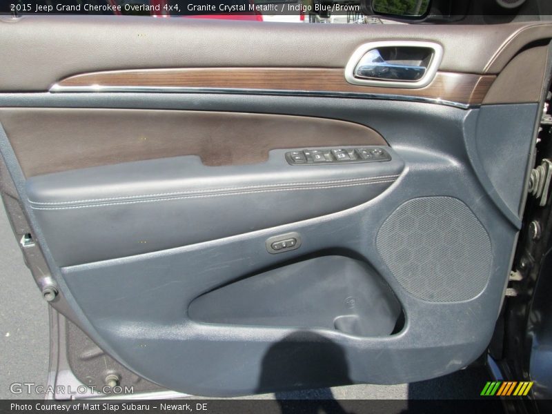 Granite Crystal Metallic / Indigo Blue/Brown 2015 Jeep Grand Cherokee Overland 4x4