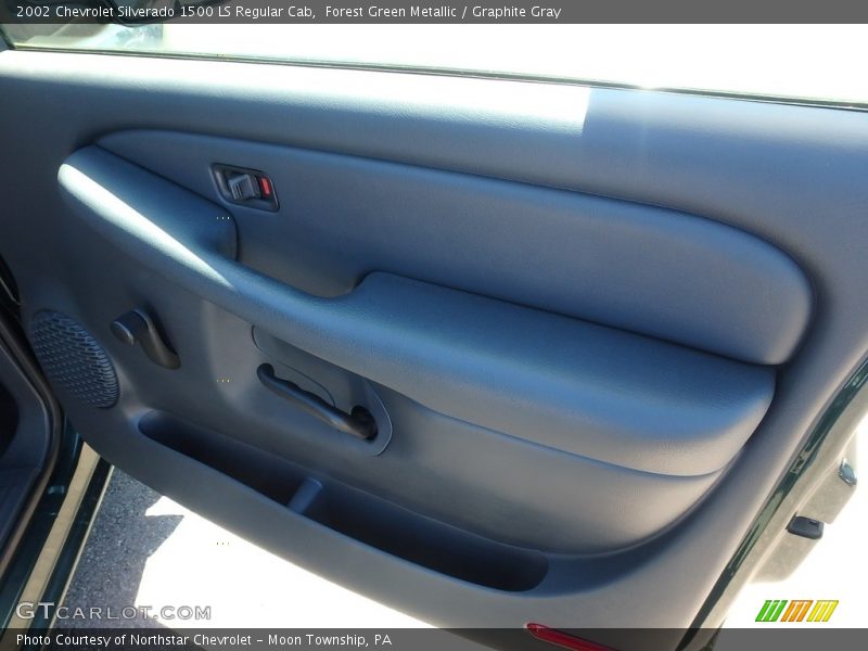 Forest Green Metallic / Graphite Gray 2002 Chevrolet Silverado 1500 LS Regular Cab