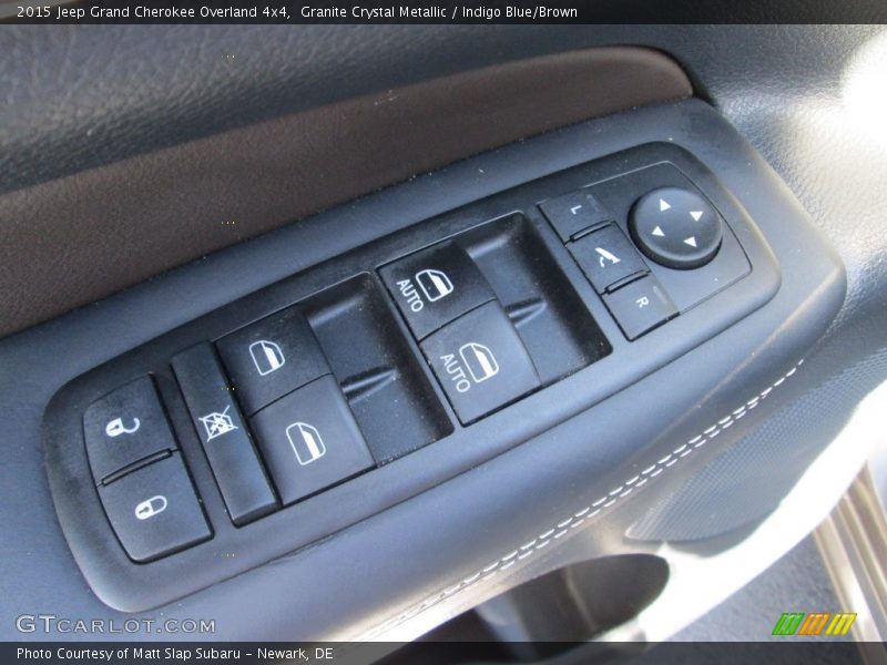 Granite Crystal Metallic / Indigo Blue/Brown 2015 Jeep Grand Cherokee Overland 4x4