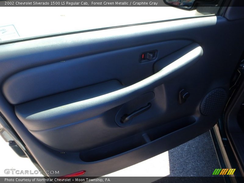 Forest Green Metallic / Graphite Gray 2002 Chevrolet Silverado 1500 LS Regular Cab