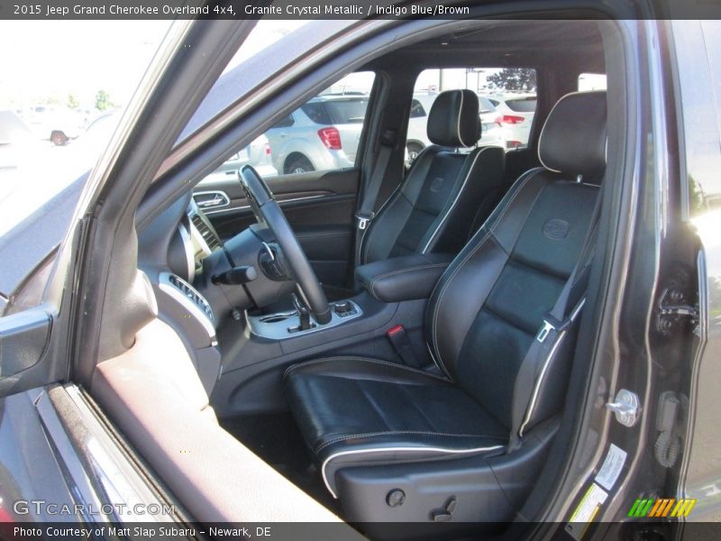 Granite Crystal Metallic / Indigo Blue/Brown 2015 Jeep Grand Cherokee Overland 4x4