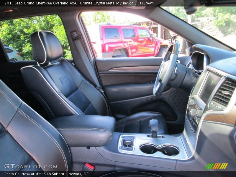 Granite Crystal Metallic / Indigo Blue/Brown 2015 Jeep Grand Cherokee Overland 4x4