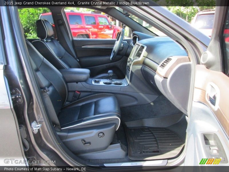 Granite Crystal Metallic / Indigo Blue/Brown 2015 Jeep Grand Cherokee Overland 4x4