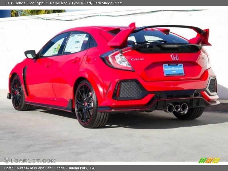 Rallye Red / Type R Red/Black Suede Effect 2018 Honda Civic Type R