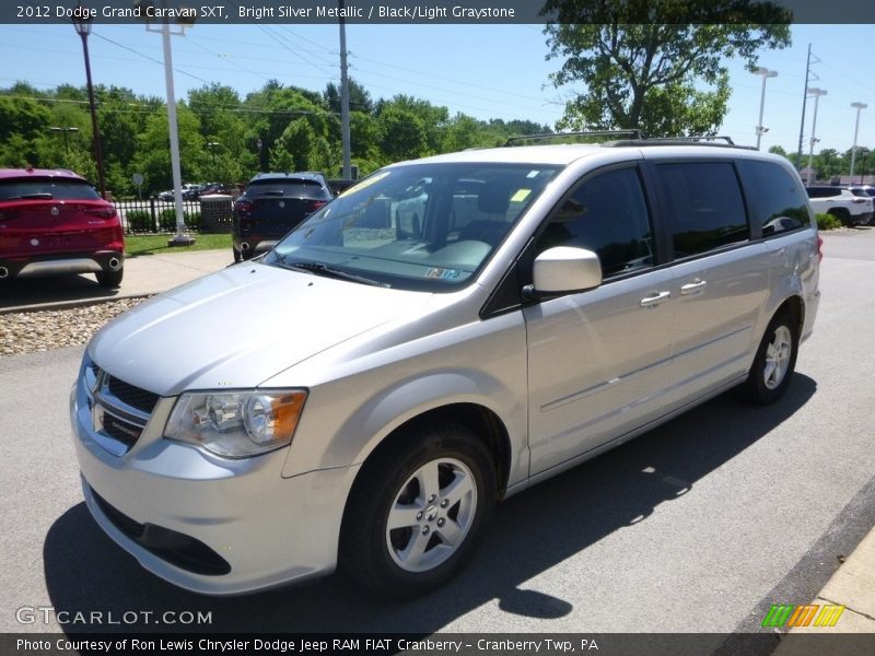 Bright Silver Metallic / Black/Light Graystone 2012 Dodge Grand Caravan SXT