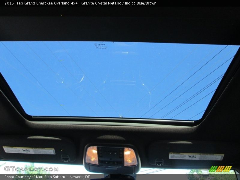 Granite Crystal Metallic / Indigo Blue/Brown 2015 Jeep Grand Cherokee Overland 4x4