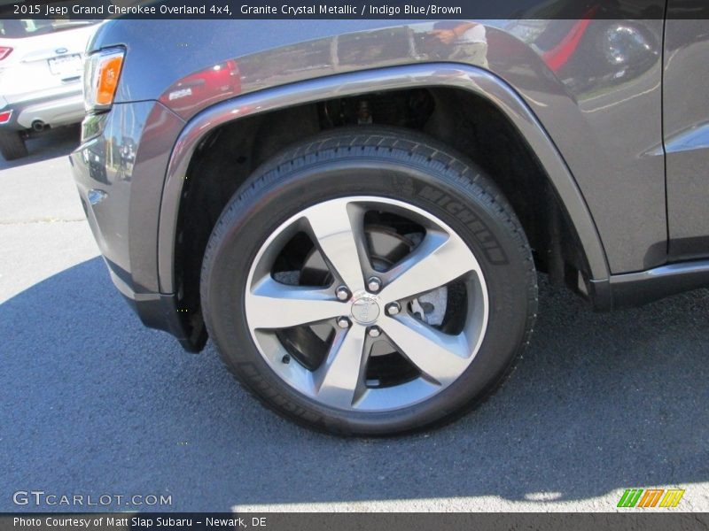 Granite Crystal Metallic / Indigo Blue/Brown 2015 Jeep Grand Cherokee Overland 4x4