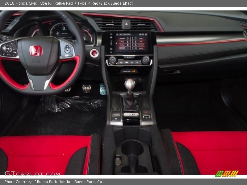 Rallye Red / Type R Red/Black Suede Effect 2018 Honda Civic Type R