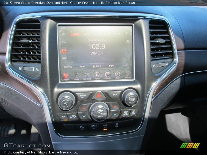 Granite Crystal Metallic / Indigo Blue/Brown 2015 Jeep Grand Cherokee Overland 4x4