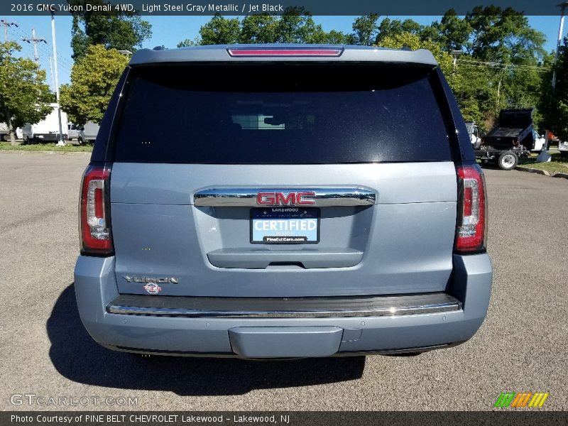 Light Steel Gray Metallic / Jet Black 2016 GMC Yukon Denali 4WD