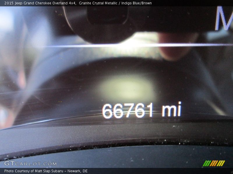Granite Crystal Metallic / Indigo Blue/Brown 2015 Jeep Grand Cherokee Overland 4x4