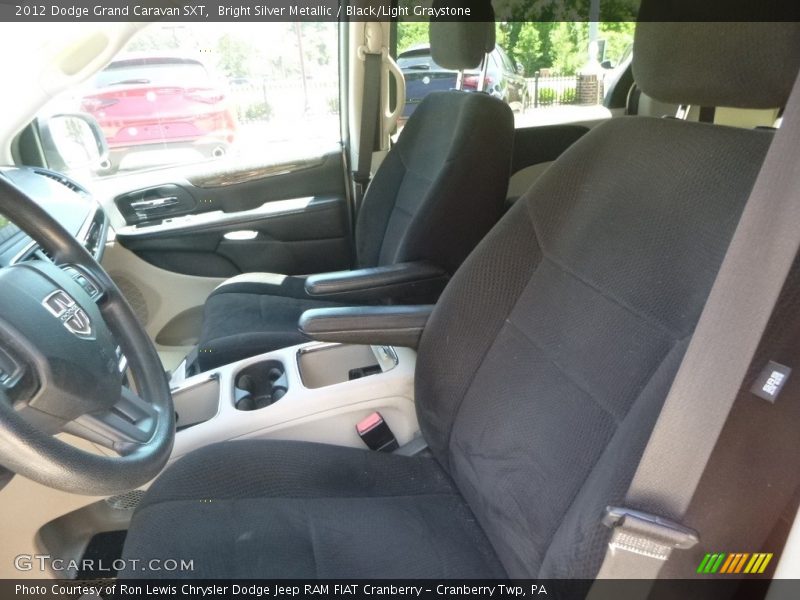 Bright Silver Metallic / Black/Light Graystone 2012 Dodge Grand Caravan SXT