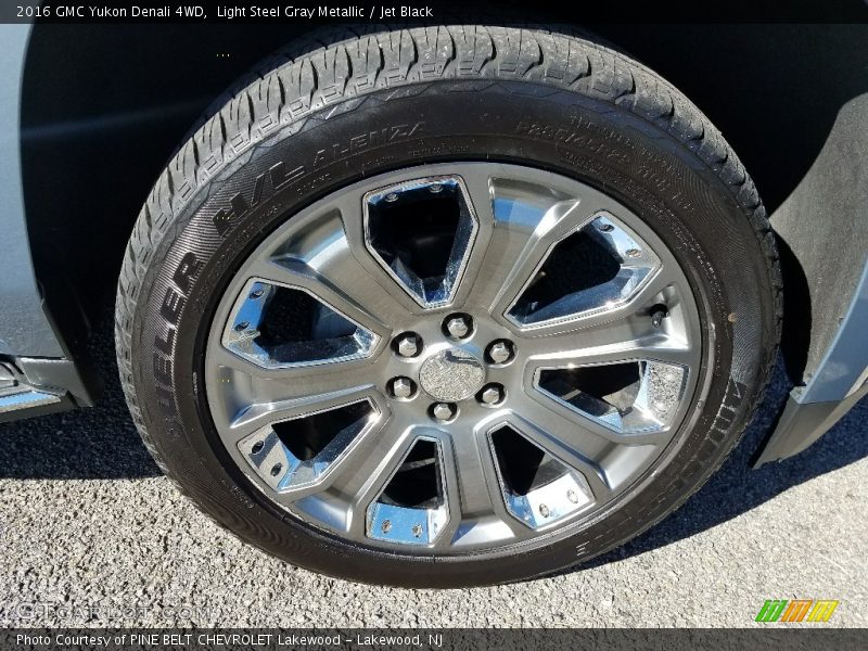 Light Steel Gray Metallic / Jet Black 2016 GMC Yukon Denali 4WD