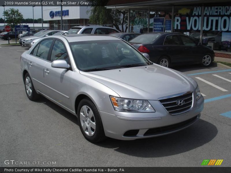 Bright Silver / Gray 2009 Hyundai Sonata GLS V6