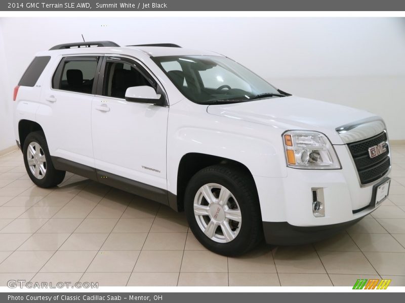 Summit White / Jet Black 2014 GMC Terrain SLE AWD