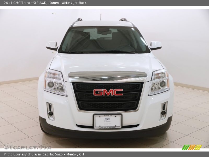 Summit White / Jet Black 2014 GMC Terrain SLE AWD